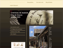 Tablet Screenshot of chateau-de-budos.fr